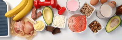 selection of healthy food