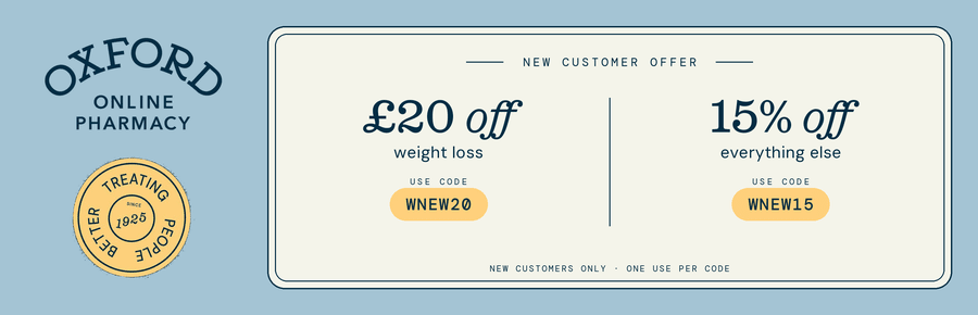 New customer discount banner