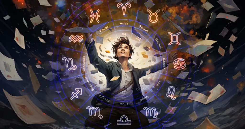 signs of success amid zodiac symbols