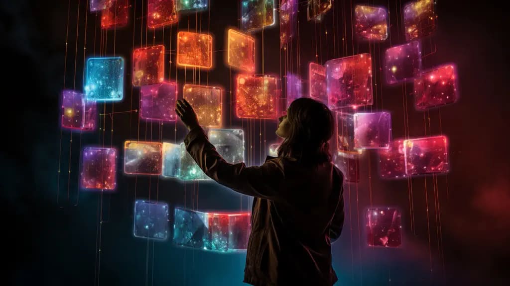 Loto 7 cards and symbols of quick pick option