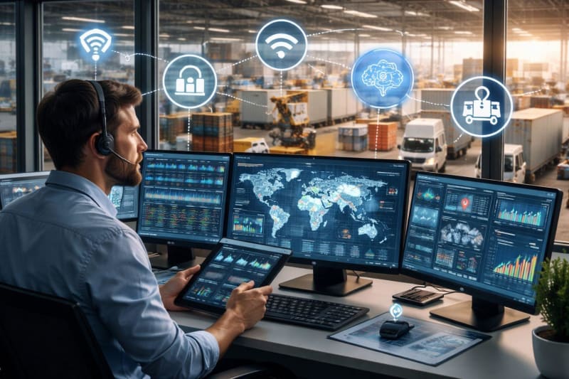 AI technology transforming global logistics and supply chain operations