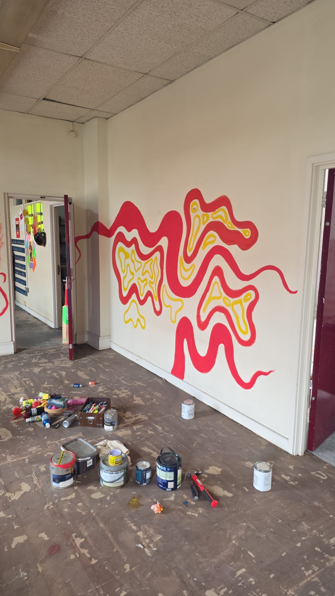 Inside CouRAGEous rage room