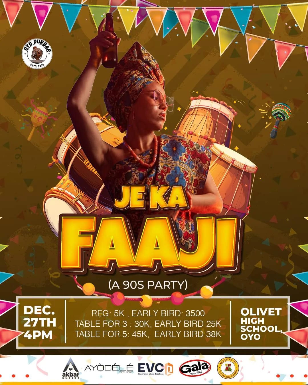 JE KA FAAJI (A 90'S PARTY)