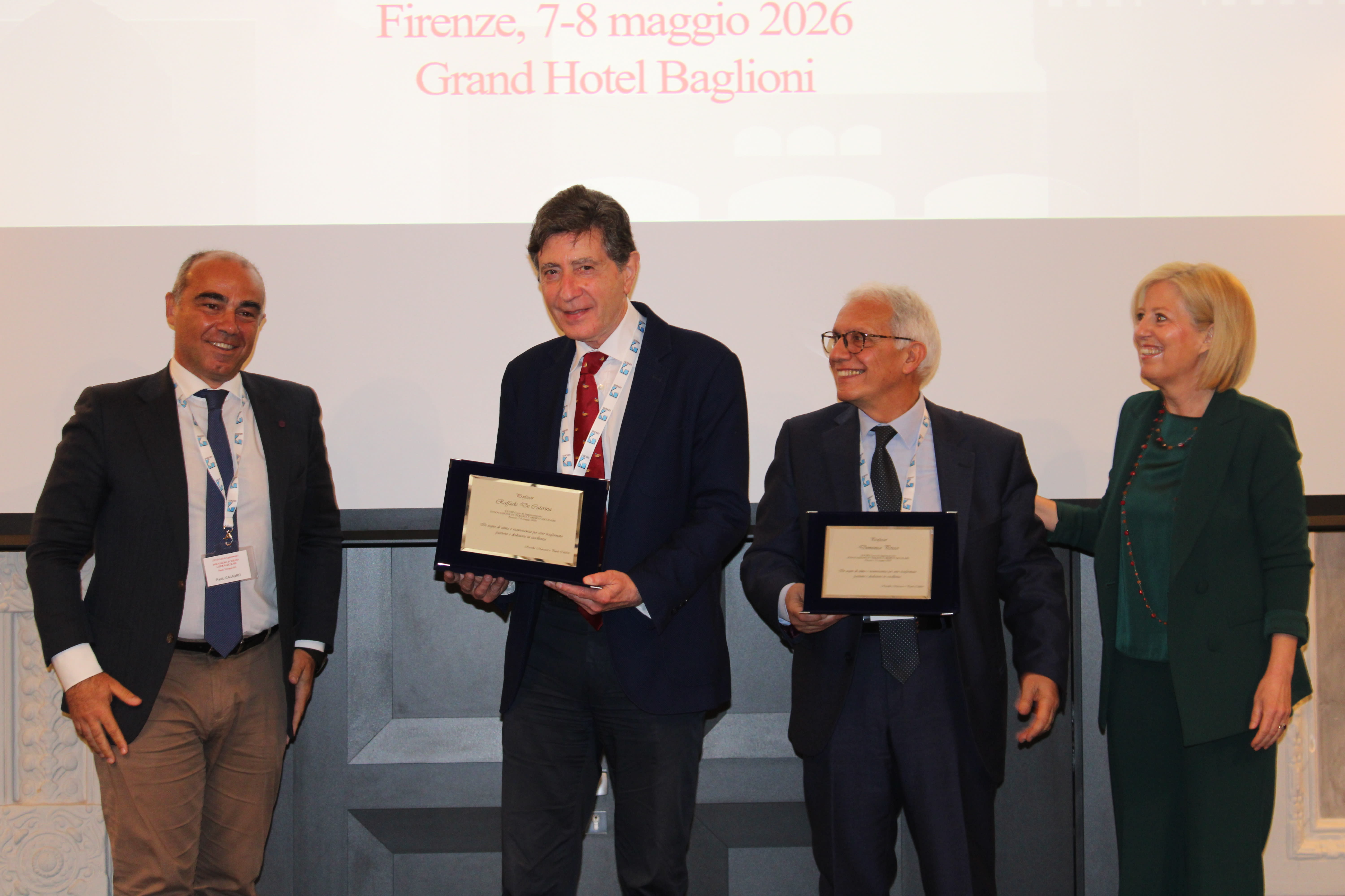 Consegna onorificenze ai Prof. Prisco e De Caterina