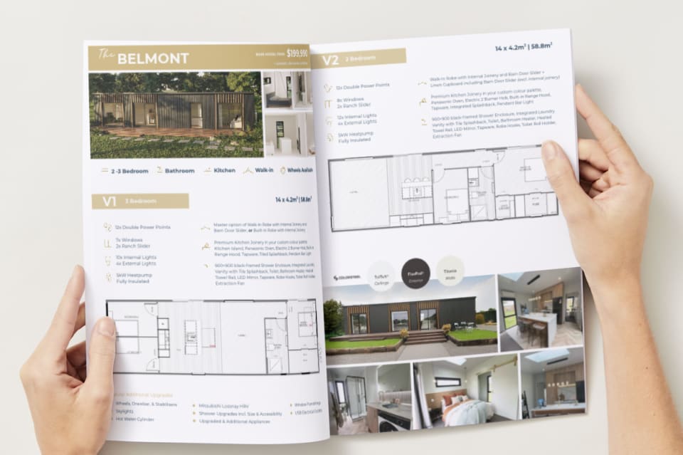 Premium Portable Homes brochure cover
