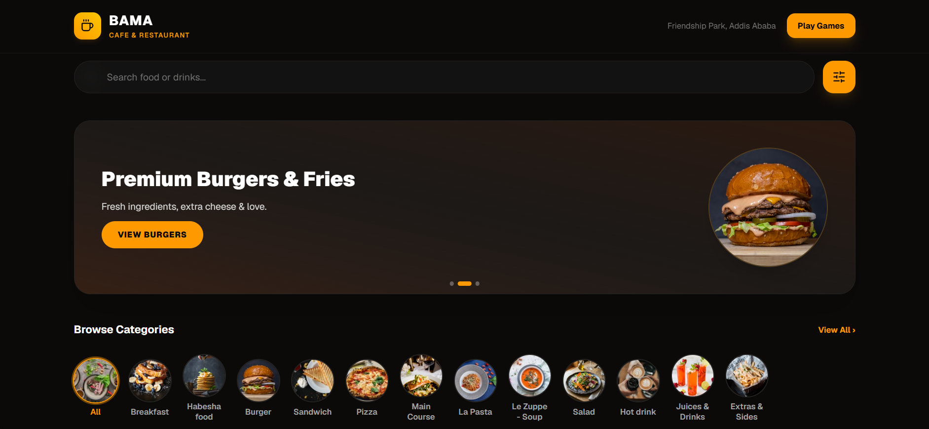 Digital Menu System
