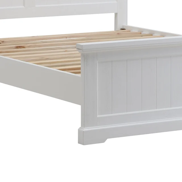 Hamptons style king bed frame clearance
