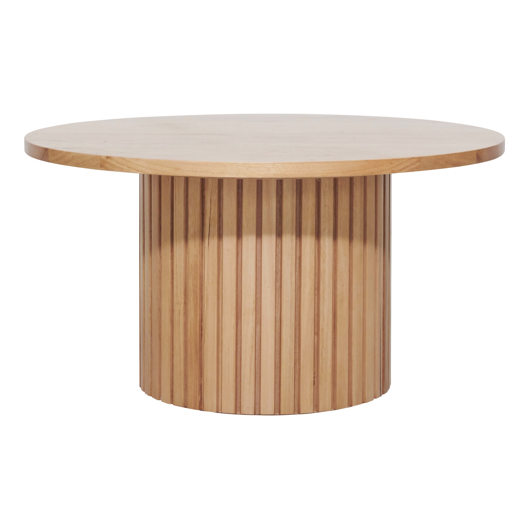 Gabino Round Coffee Table 85cm in Australian Messmate OZ Design Furniture