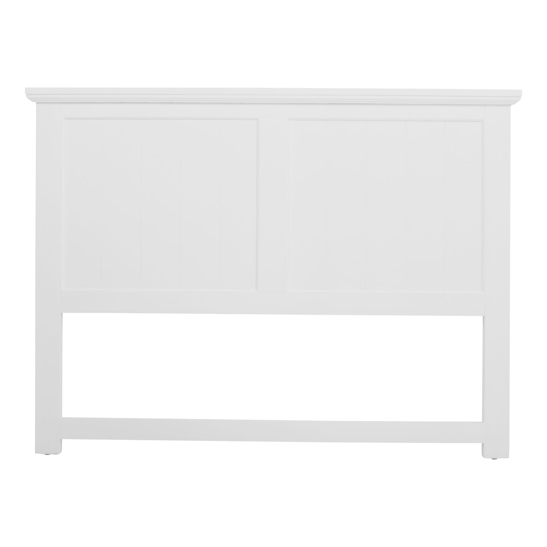 Hamptons King Bedhead in White OZ Design Furniture