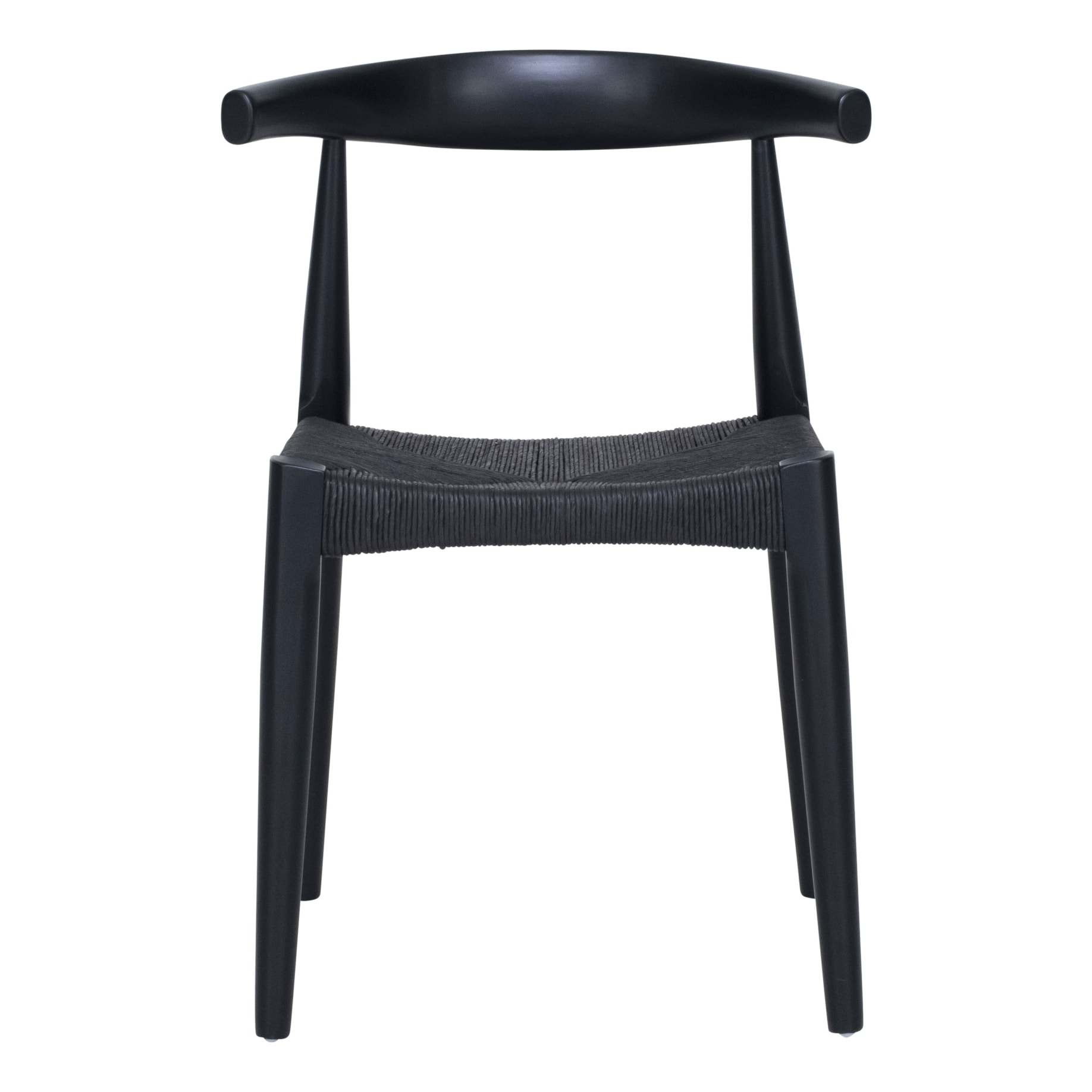 Newport Dining Chair in Black / Black Seat OZ Design Furniture