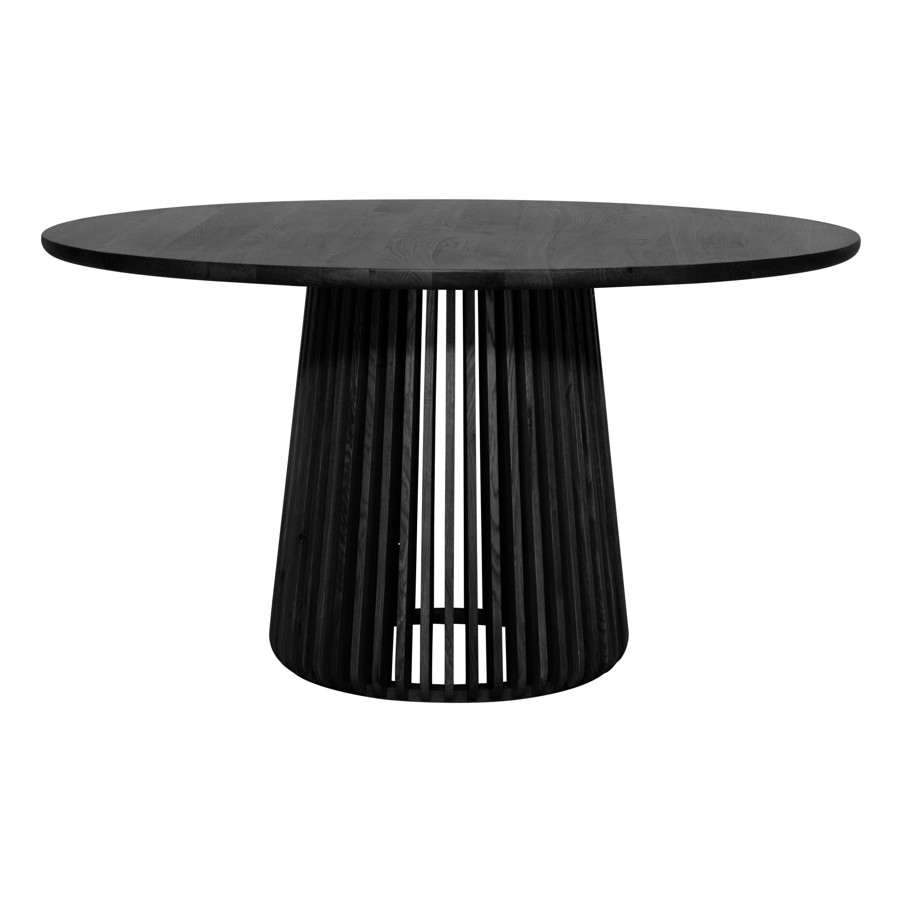 Pila Round Dining Table 150cm in Black OZ Design Furniture