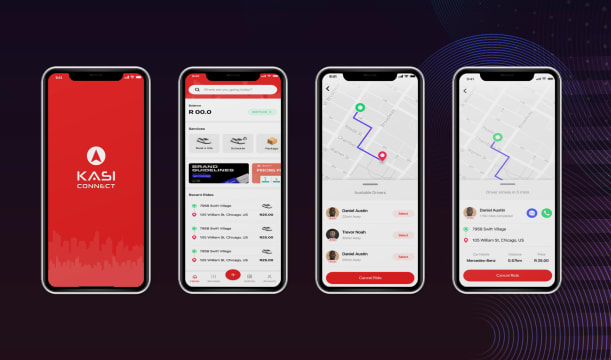 Kasi Connect - Ride-hailing Android & iOS Mobile Apps