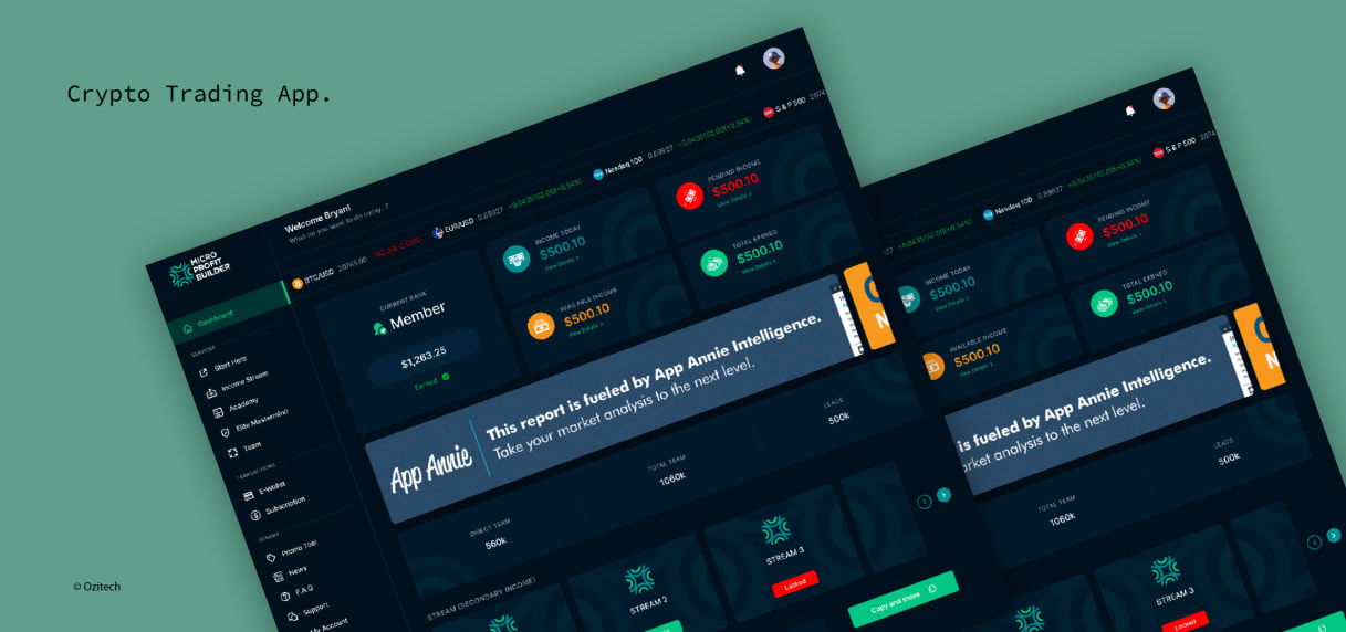 Micro Profit Builder - MLM Crypto Investment system project preview