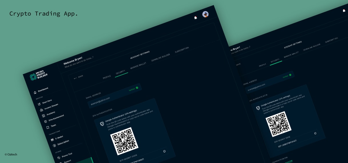 Micro Profit Builder - MLM Crypto Investment system project preview