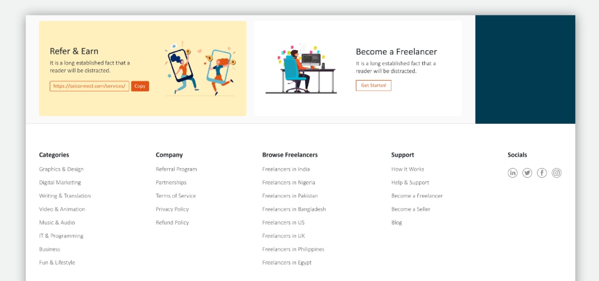 Oziconnect - Freelance Platform project preview
