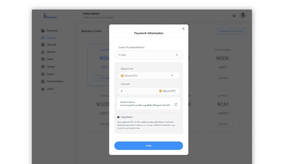 Subipay - Utility bill payment platform project preview