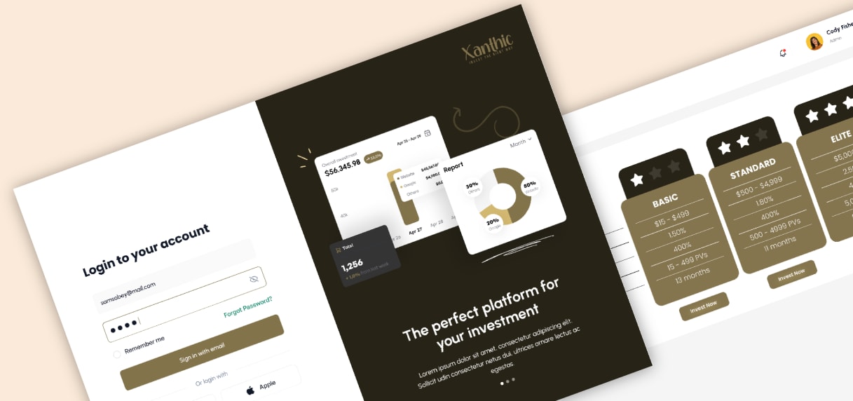 Xanthic - Cryptocurrency Investment project preview