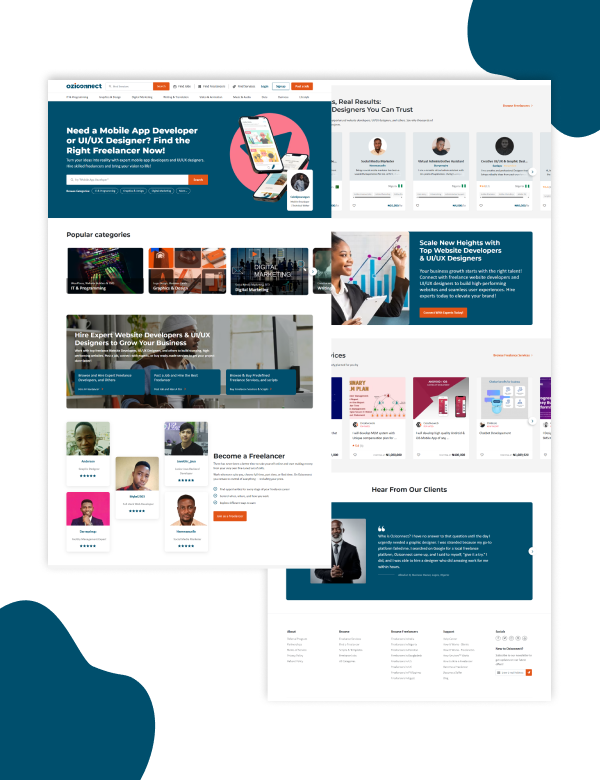 Oziconnect - Freelance Platform