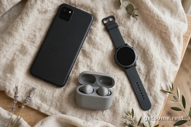 Rise sleep app showing sleep debt and daily energy schedule on a phone
