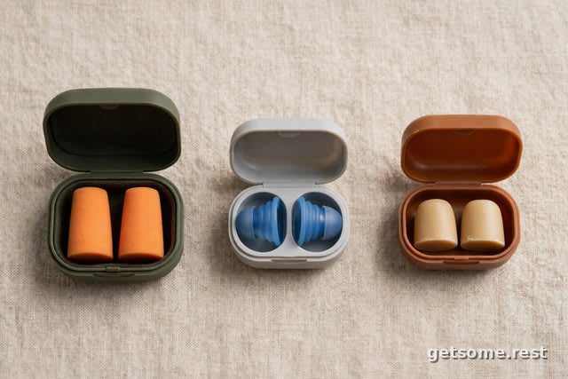 Loop Quiet 2 reusable silicone earplugs in a carrying case