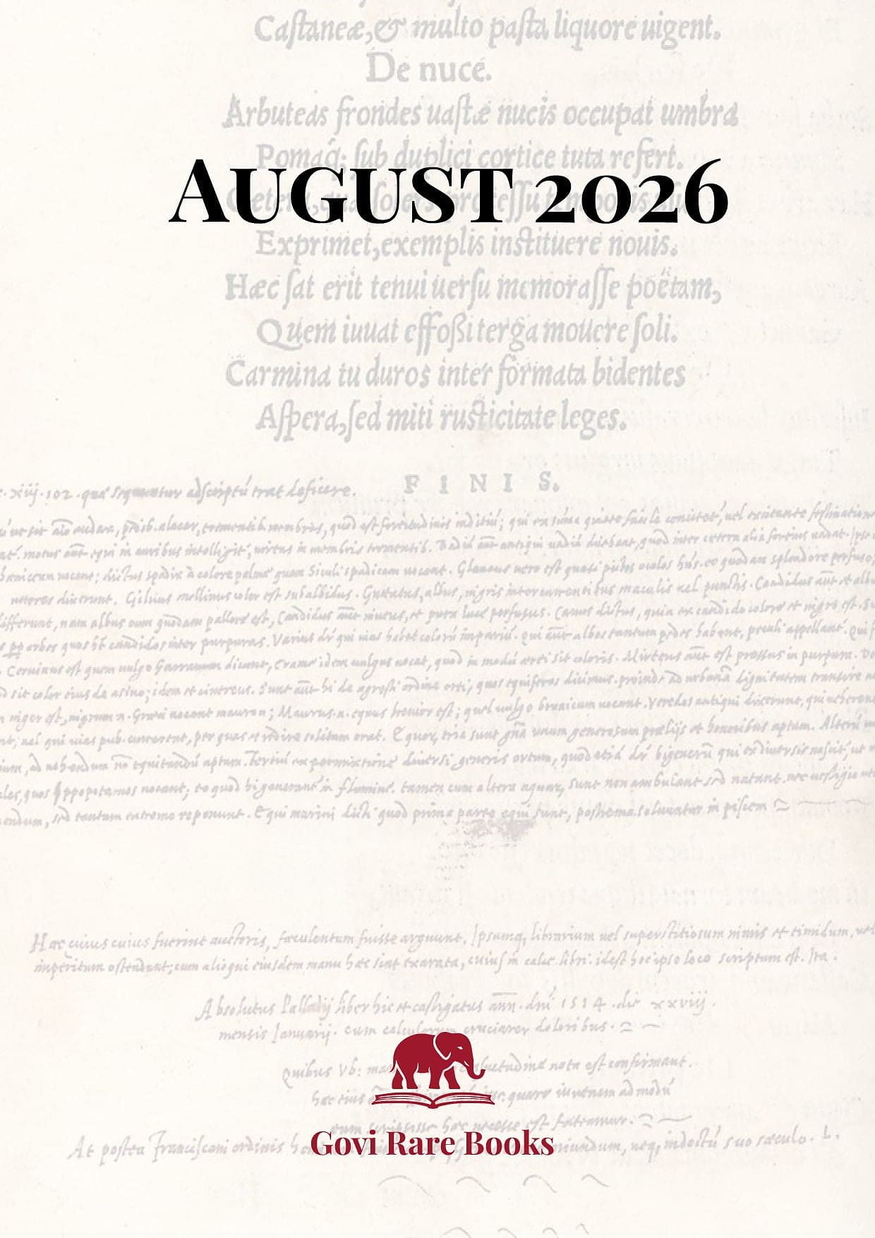 List August 2026