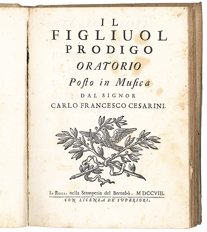 Cantata da recitarsi nel Palazzo Apostolico la Notte del SS.mo Natale nell’anno 1711. Composta da Domenico de Martinis musica del sig. Carlo Francesco Cesarini - Image 4