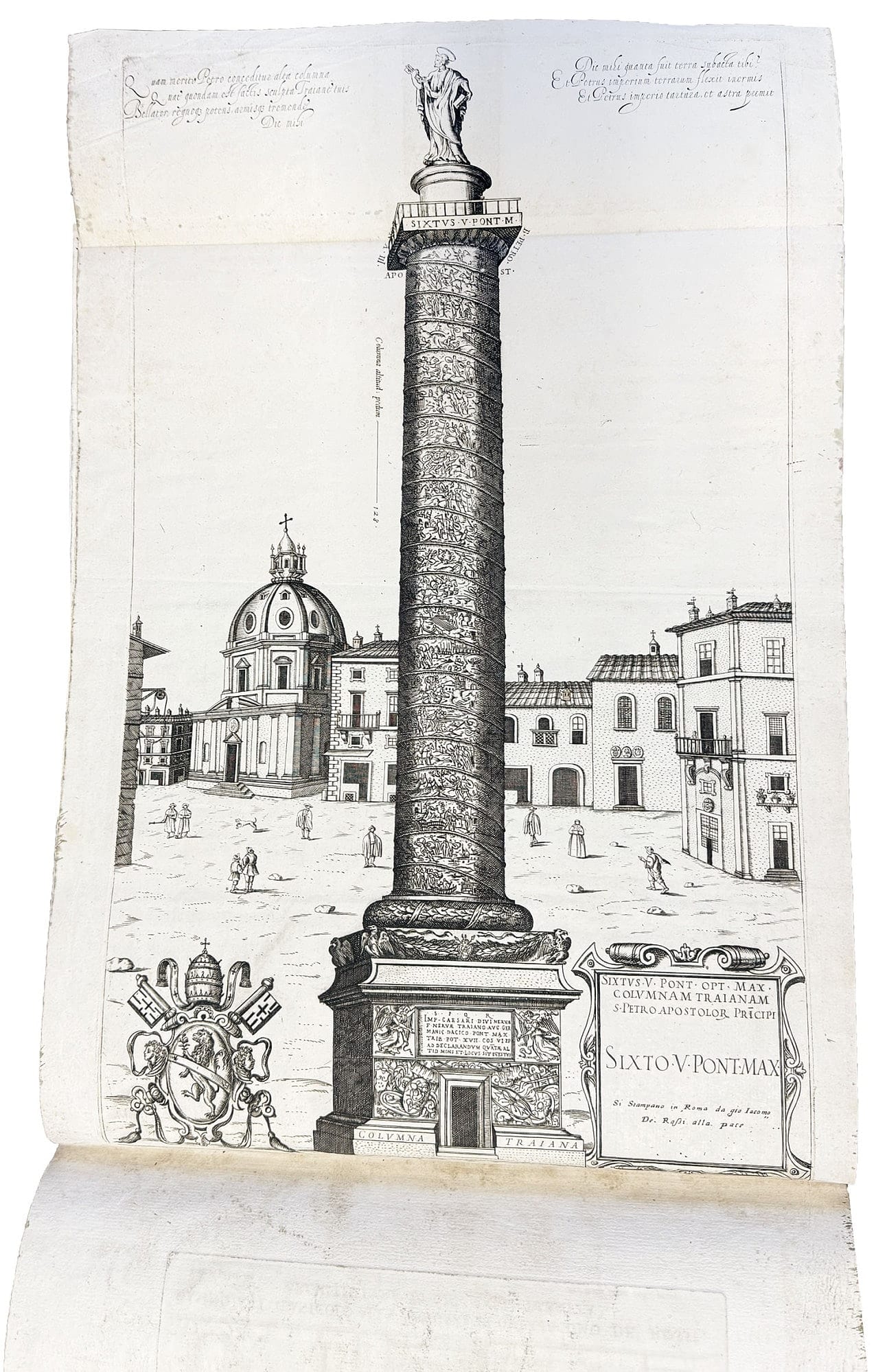 Palazzi di Roma de più celebri architetti disegnati da Pietro Ferrerio pittore et architetto. Libro primo [-secondo] - Image 4