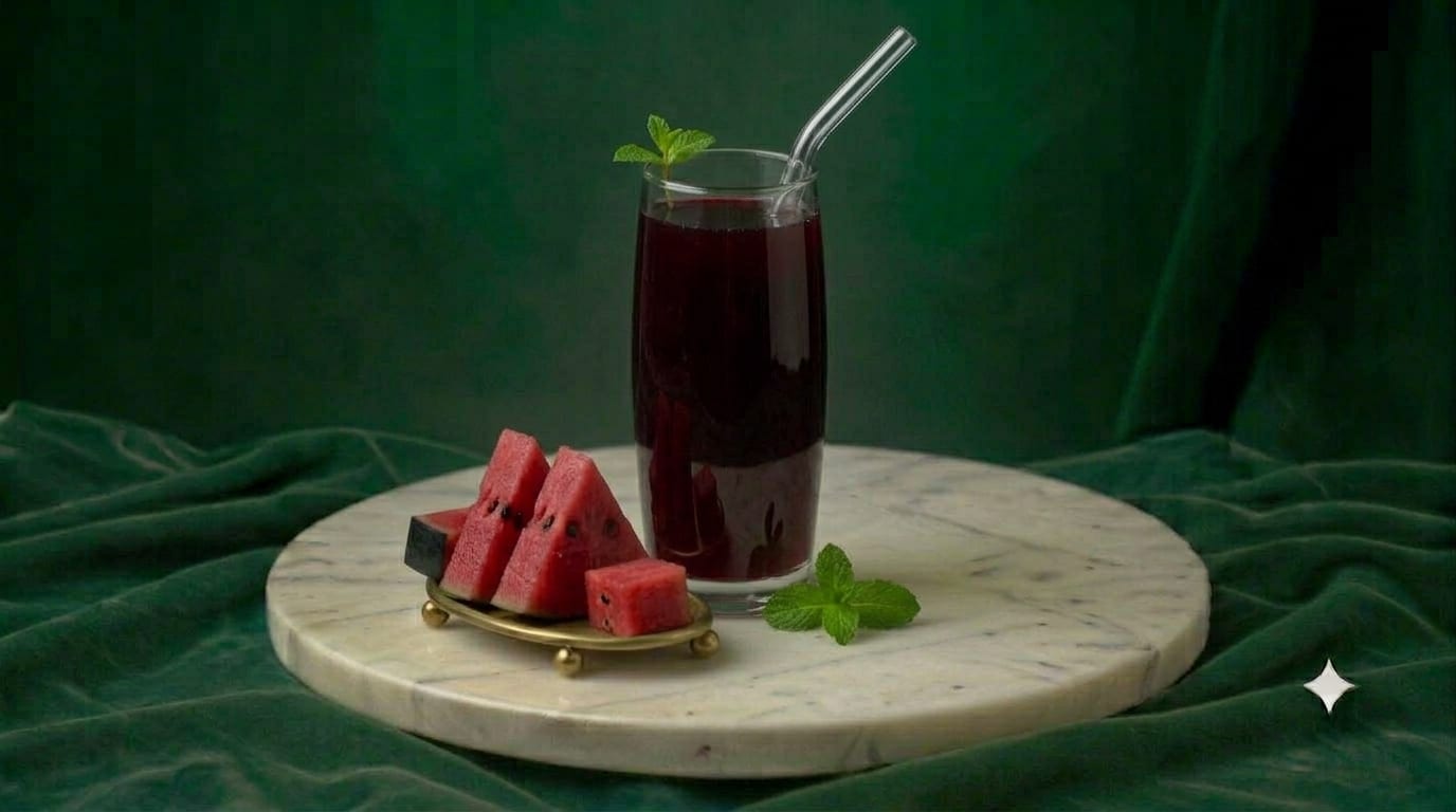Black watermelon mojito by The Cakery