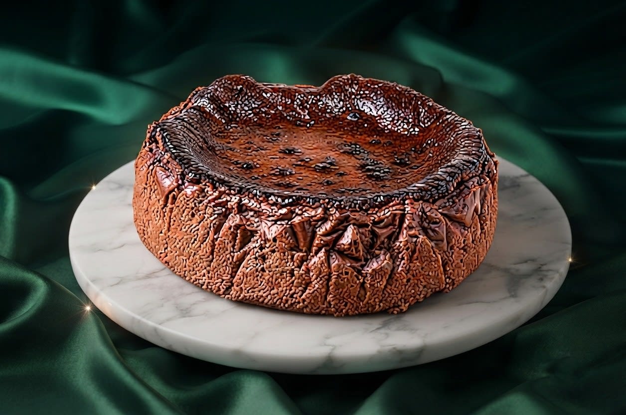 Chocolate Basque cheesecake by The Cakery, Best Cakes in Kannur