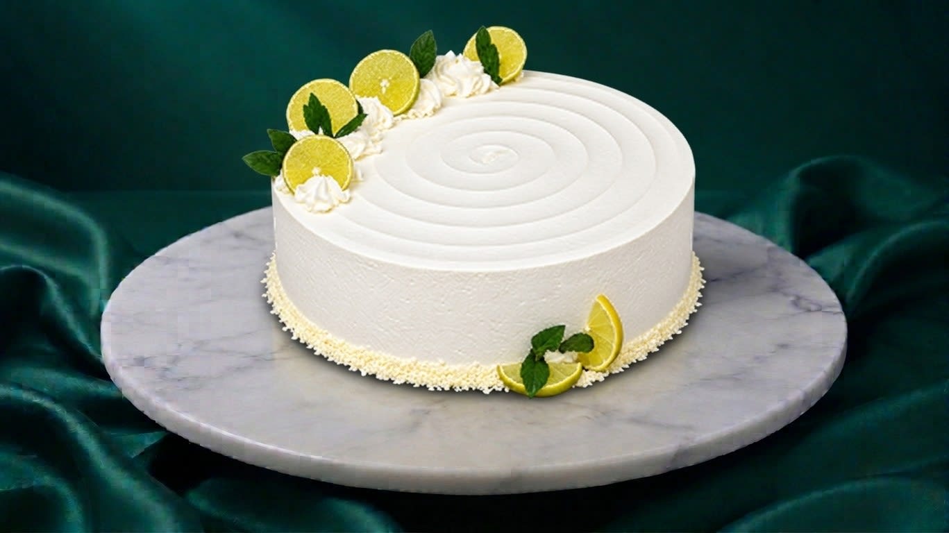 Lemon Curd cheesecake by The Cakery, Best Cakes in Kannur