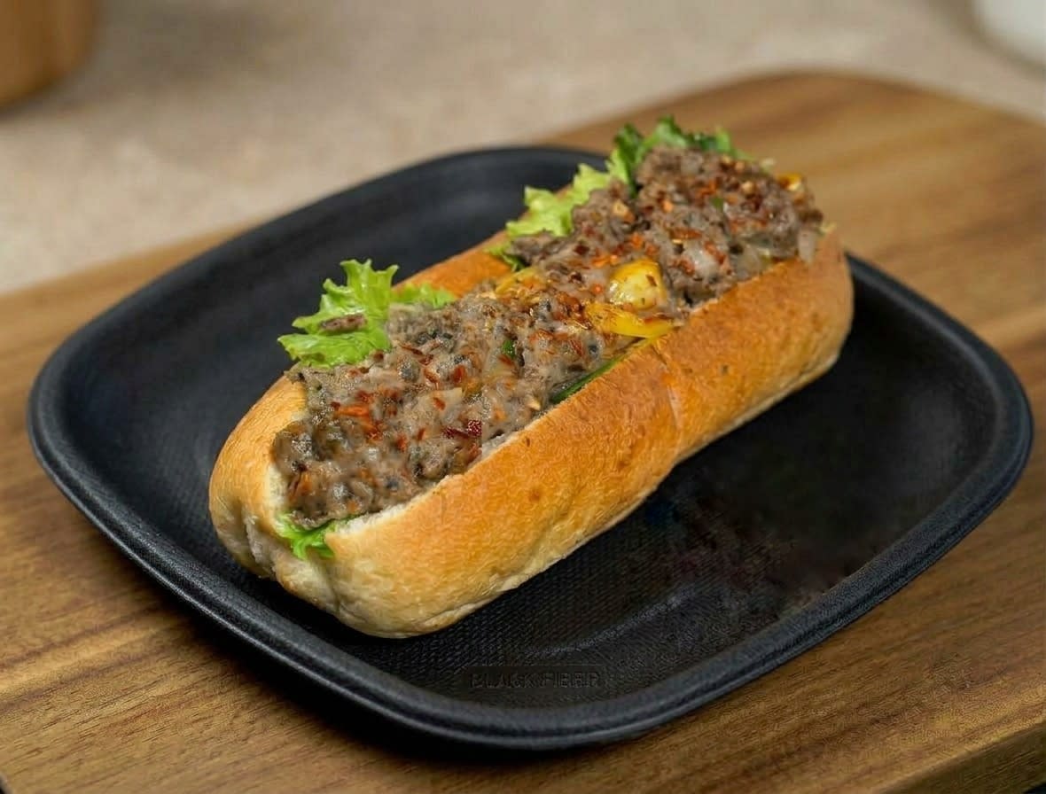 Prime beef roll by The Cakery, a cafe in Kannur