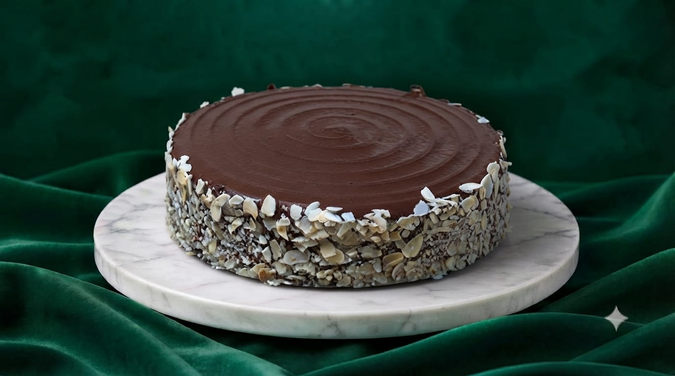 Choco Almond chocolate cake by The Cakery, Best Cakes in Kannur