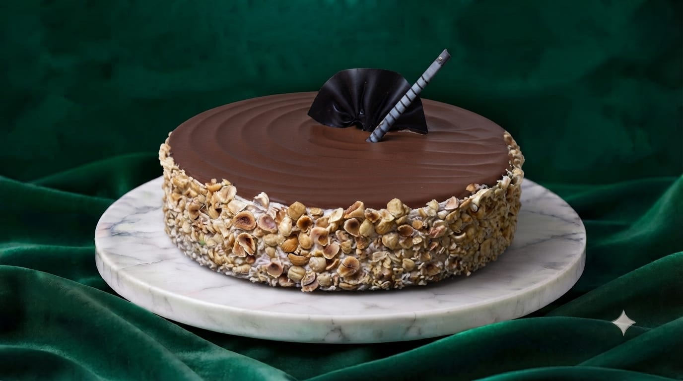 Hazelnut chocolate cake by The Cakery, Best Cakes in Kannur