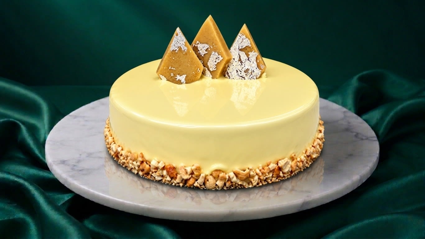 Kaju Katli cashew cake by The Cakery, Best Cakes in Kannur