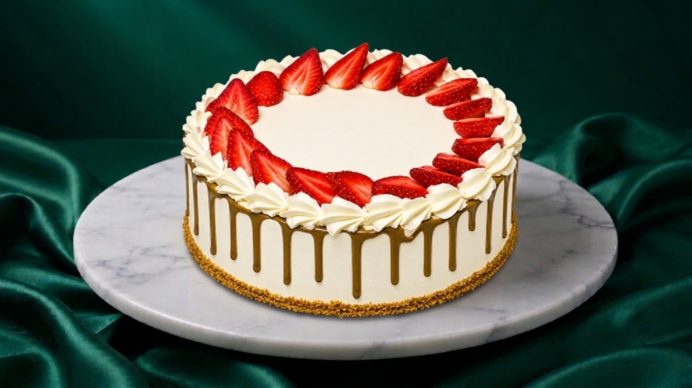 Matcha Strawberry cake by The Cakery, Best Cakes in Kannur