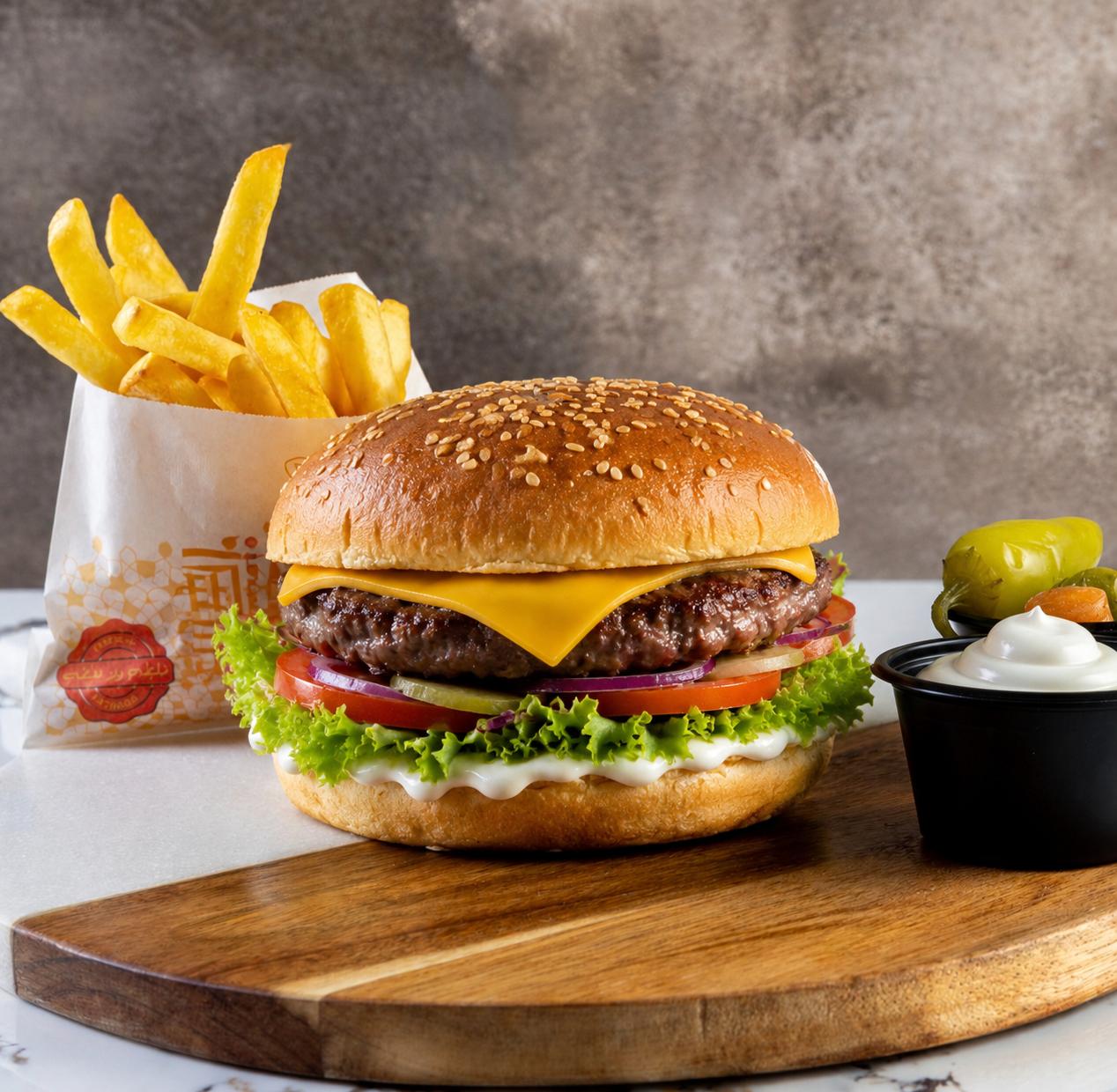 Burger mit oder ohne Käse