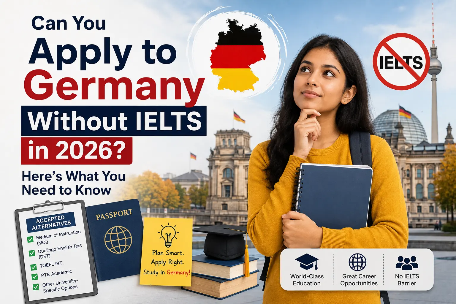 Can You Apply to Germany Without IELTS in 2026? - EasyWay Germany guide