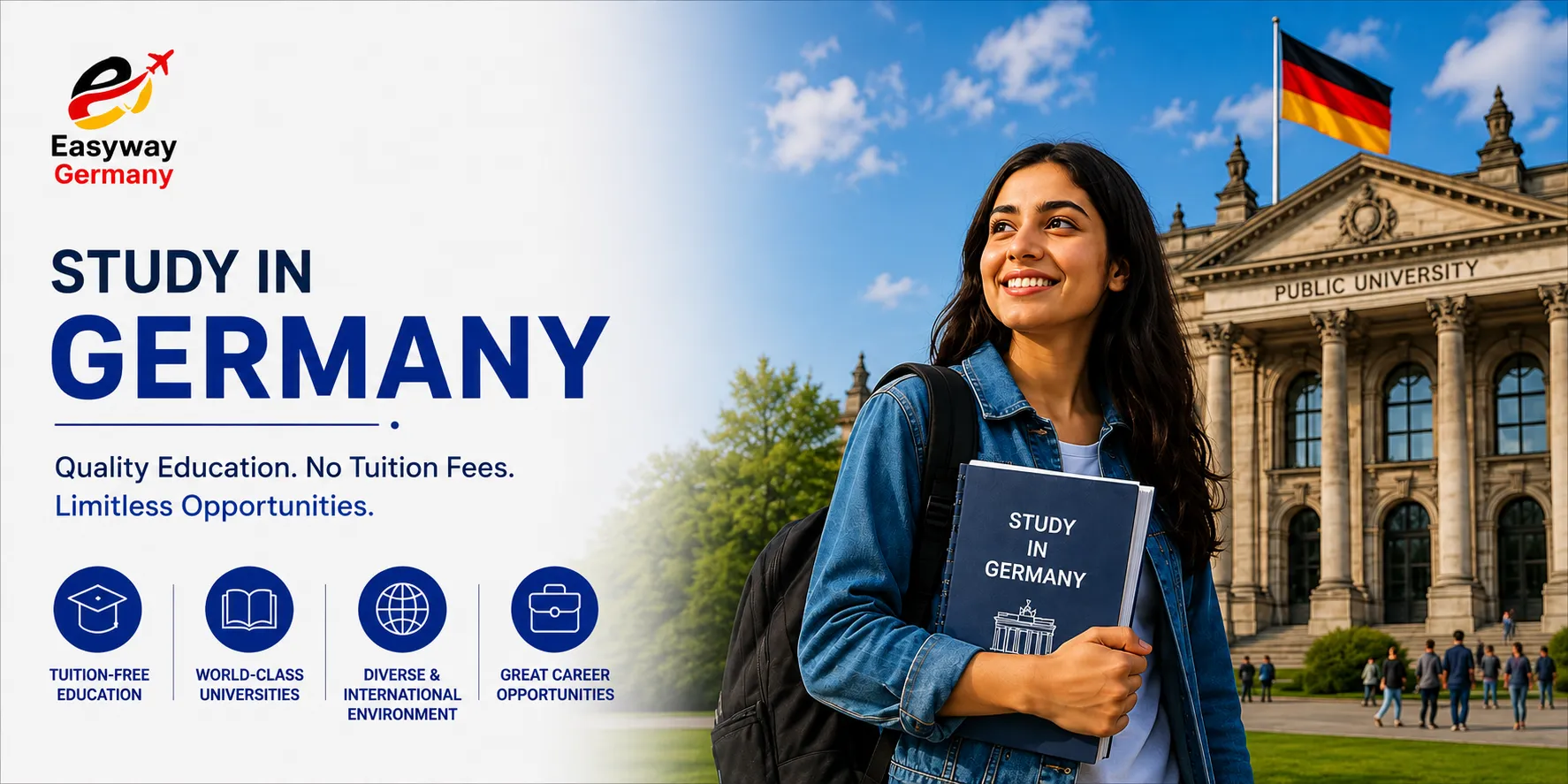 Study in Germany for Free in 2026: Complete Guide - EasyWay Germany guide