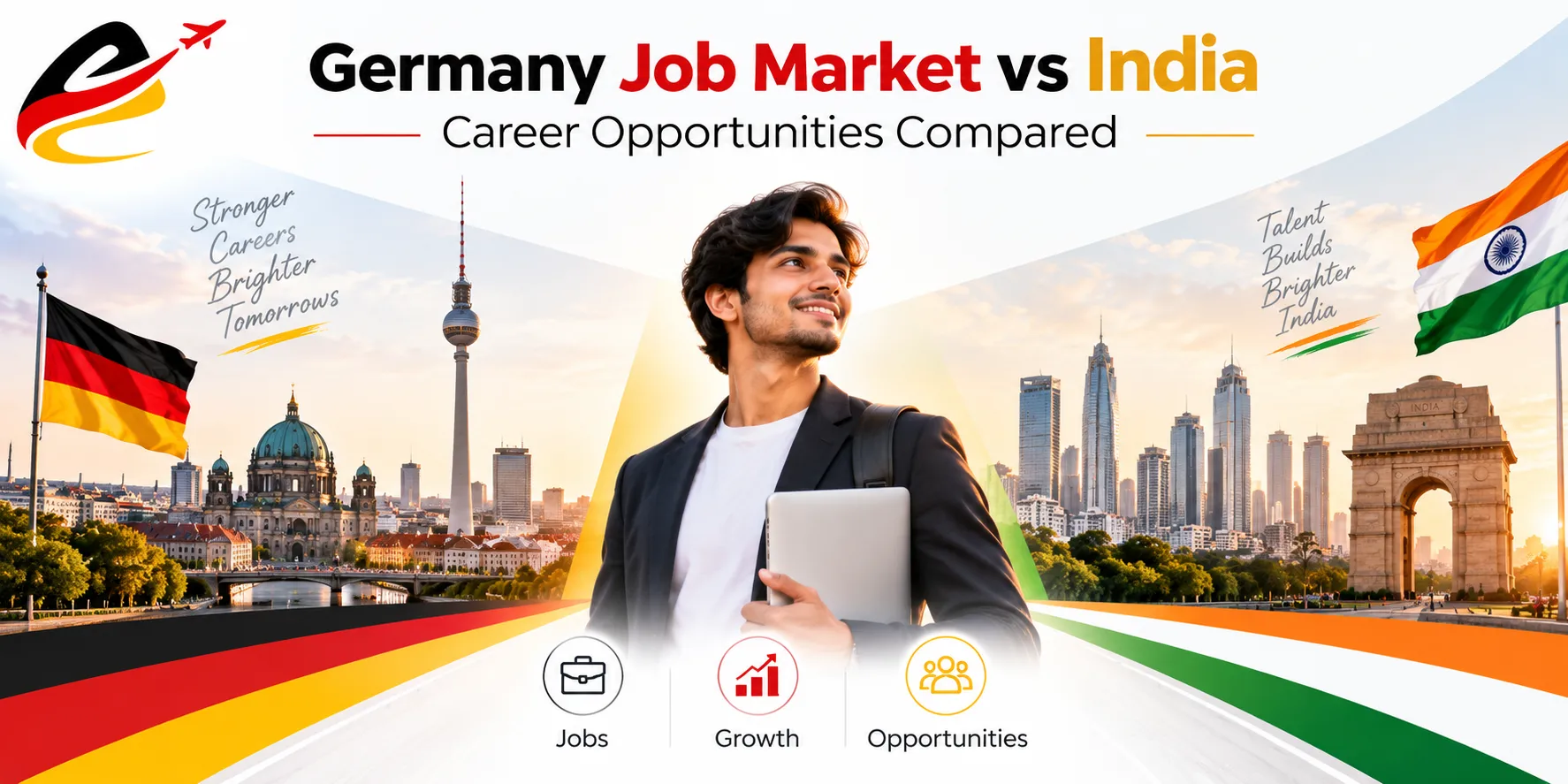 Germany job market vs India career opportunities comparison