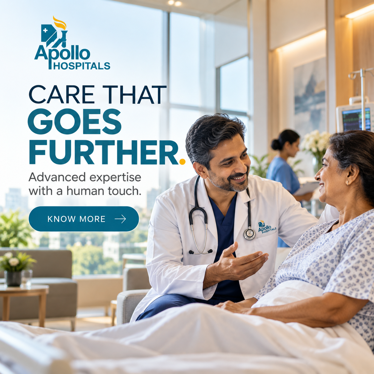 Apollo Hospitals campaign created on Brandvertise