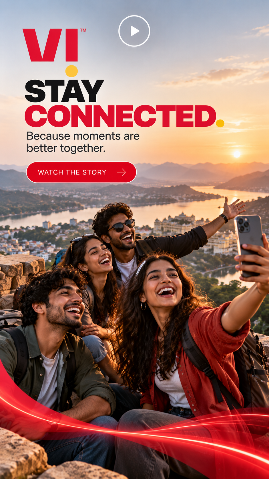 Vodafone Idea campaign created on Brandvertise