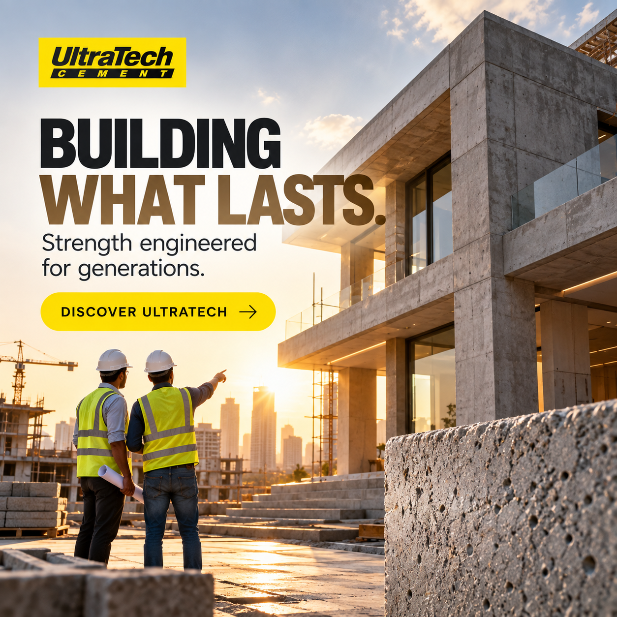 UltraTech Cement campaign created on Brandvertise