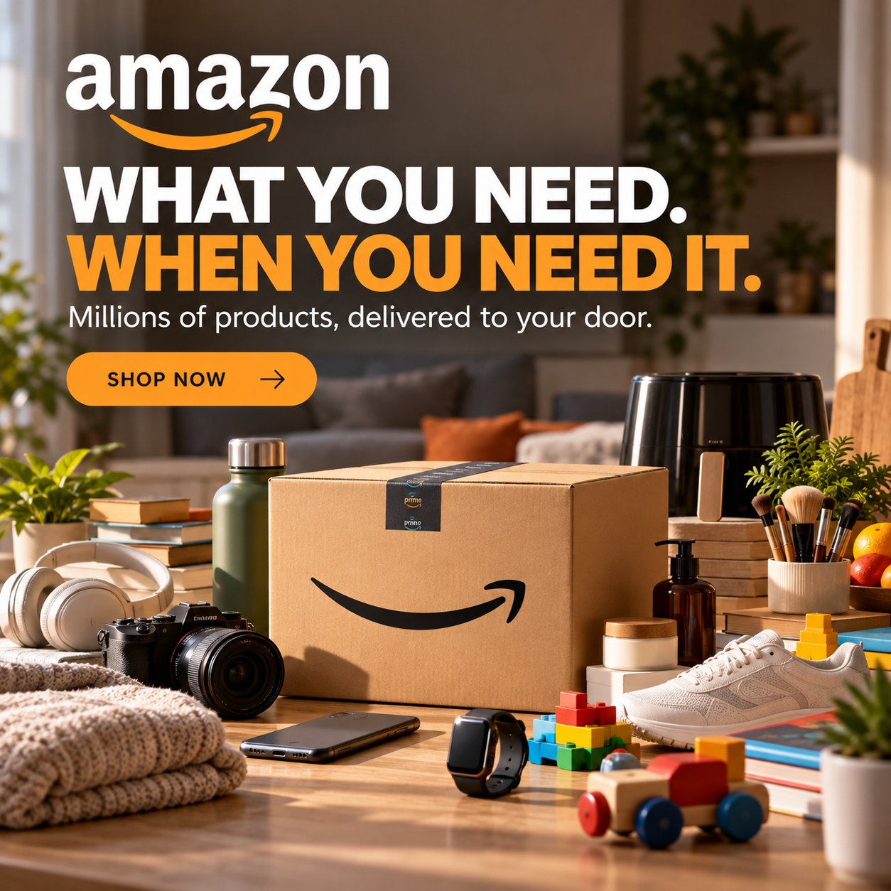 Amazon campaign created on Brandvertise
