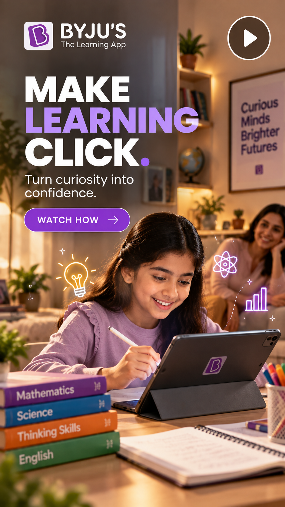 BYJU'S campaign created on Brandvertise