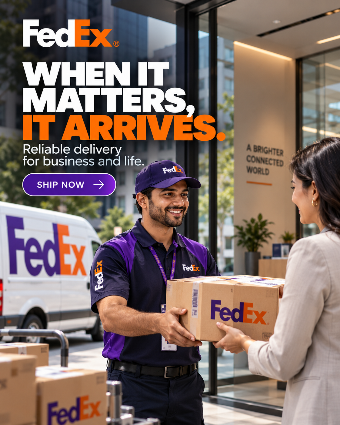 FedEx campaign created on Brandvertise