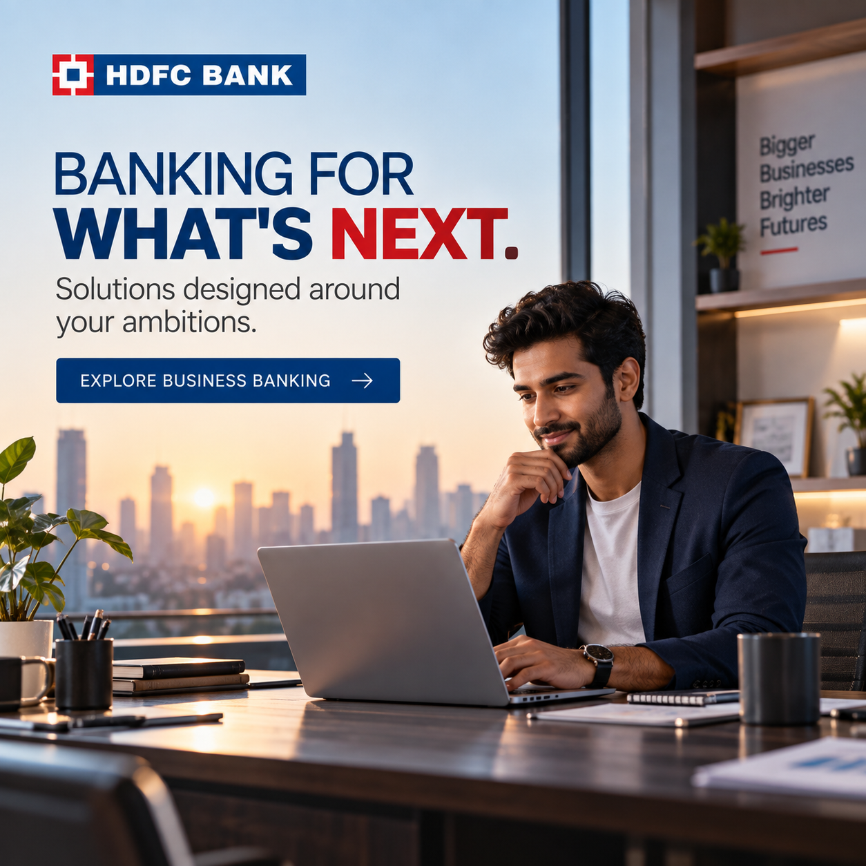 HDFC Bank campaign created on Brandvertise