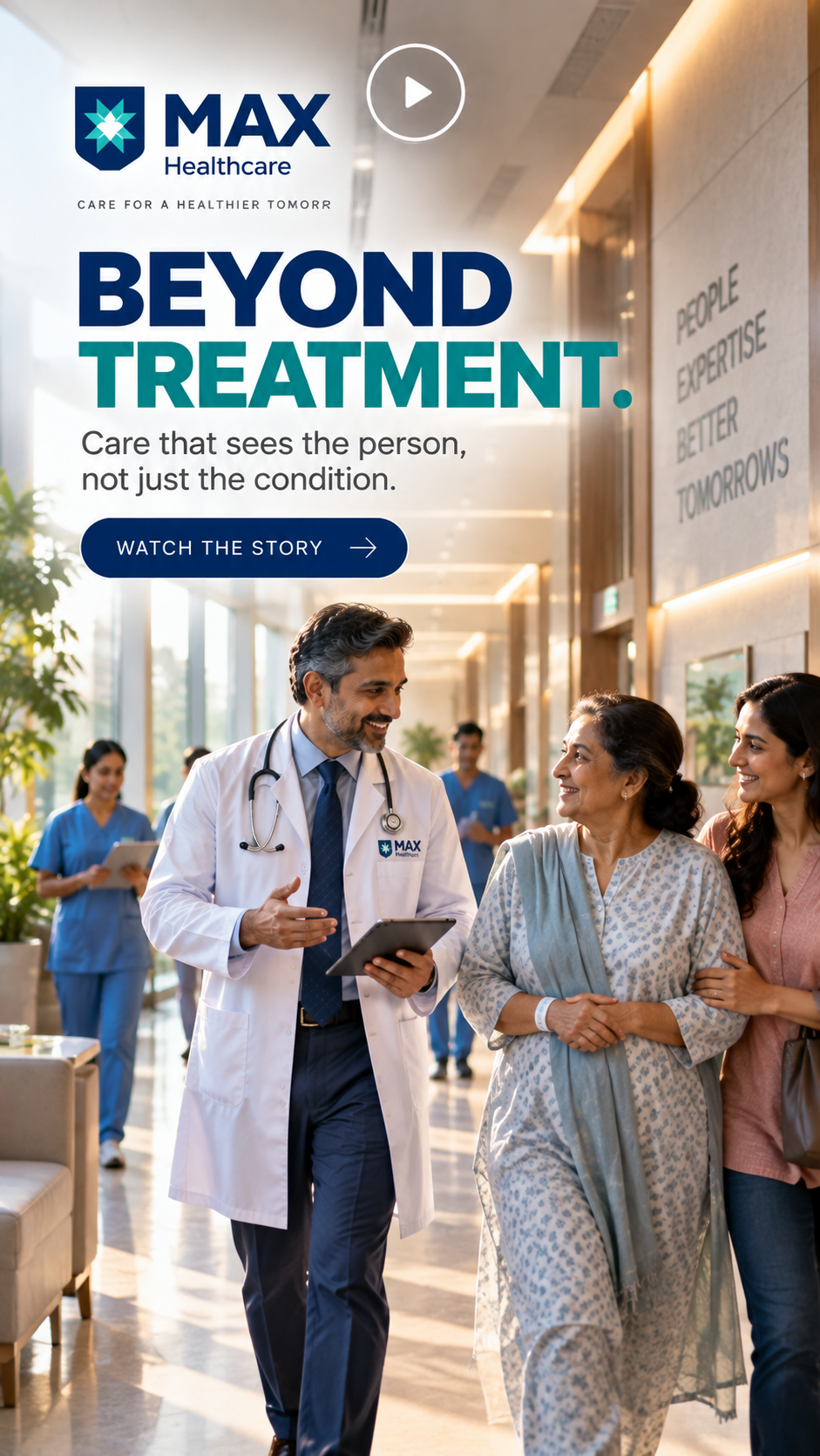 Max Healthcare campaign created on Brandvertise