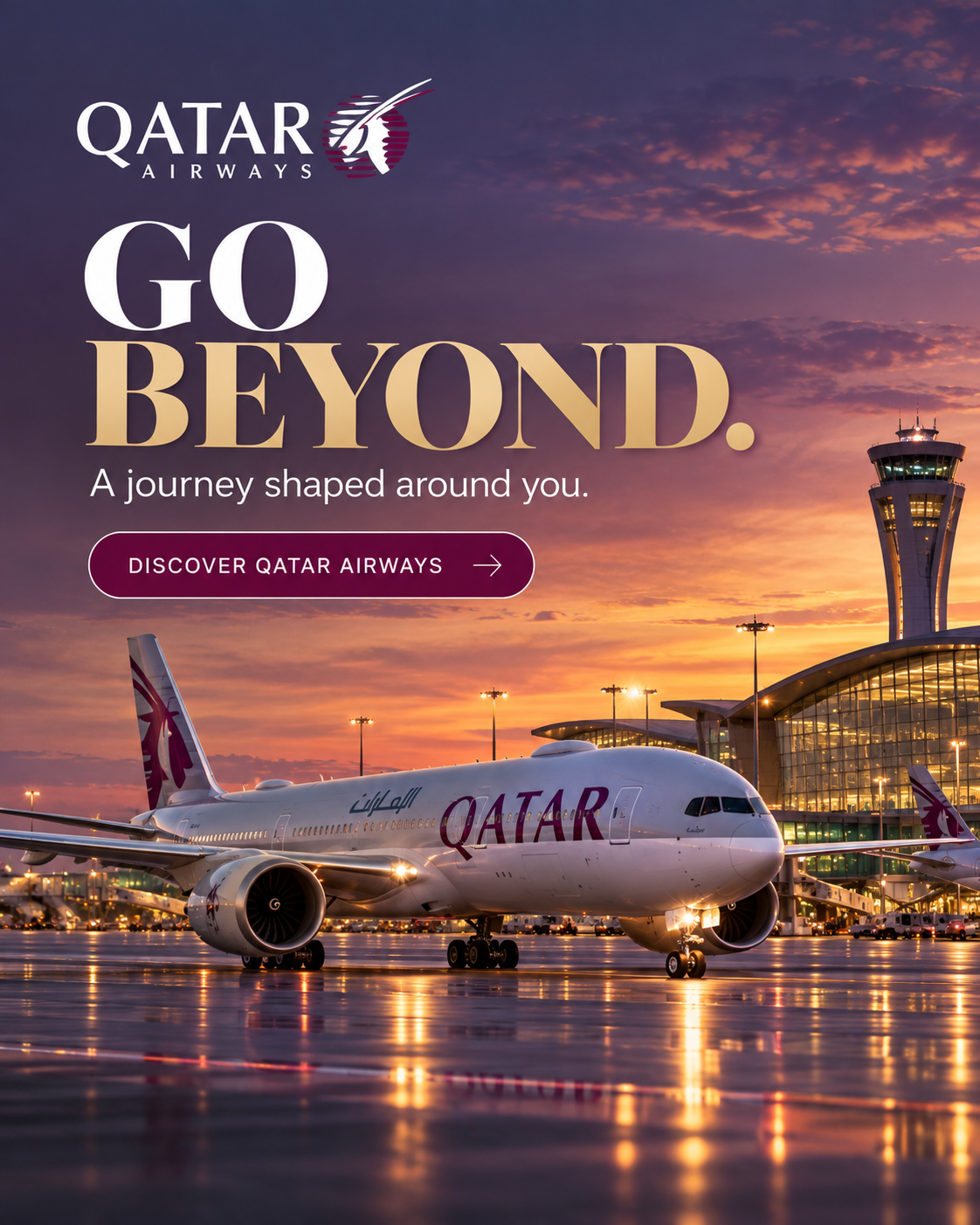 Qatar campaign created on Brandvertise
