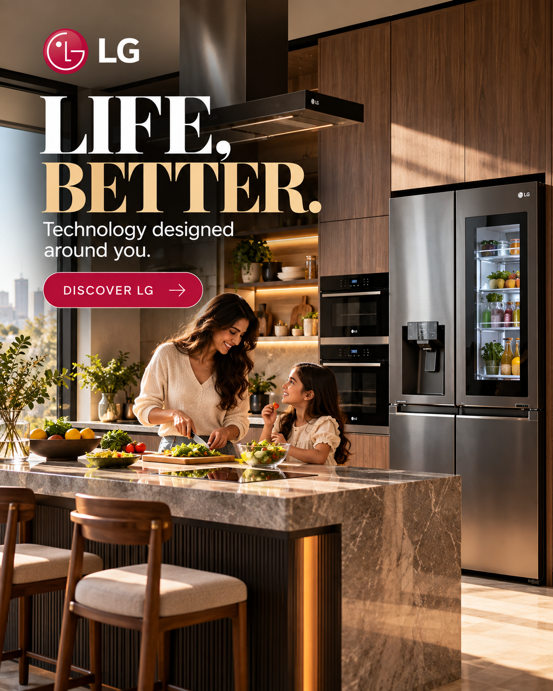 LG campaign created on Brandvertise