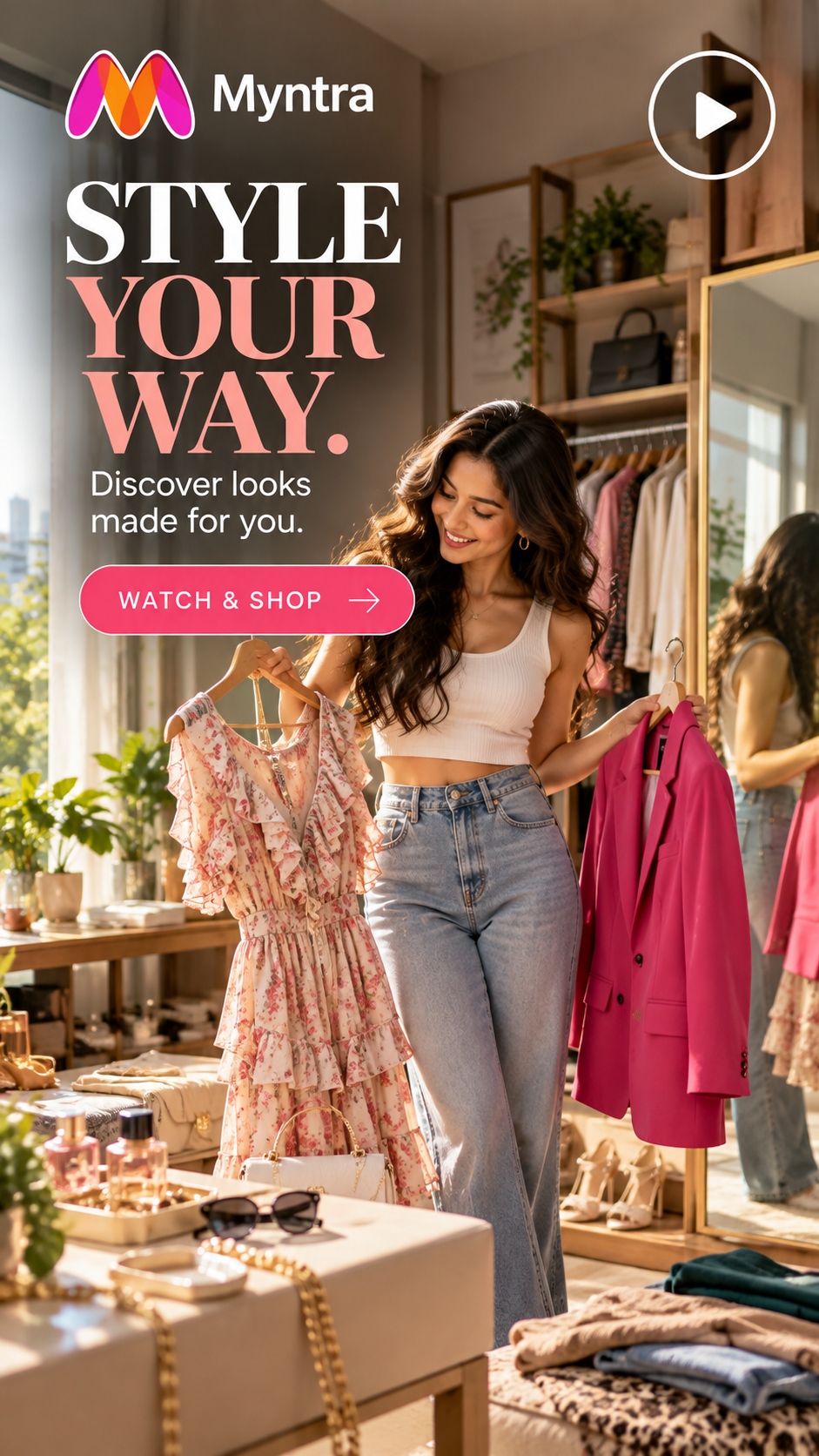 Myntra campaign created on Brandvertise
